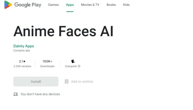 Anime Face AI