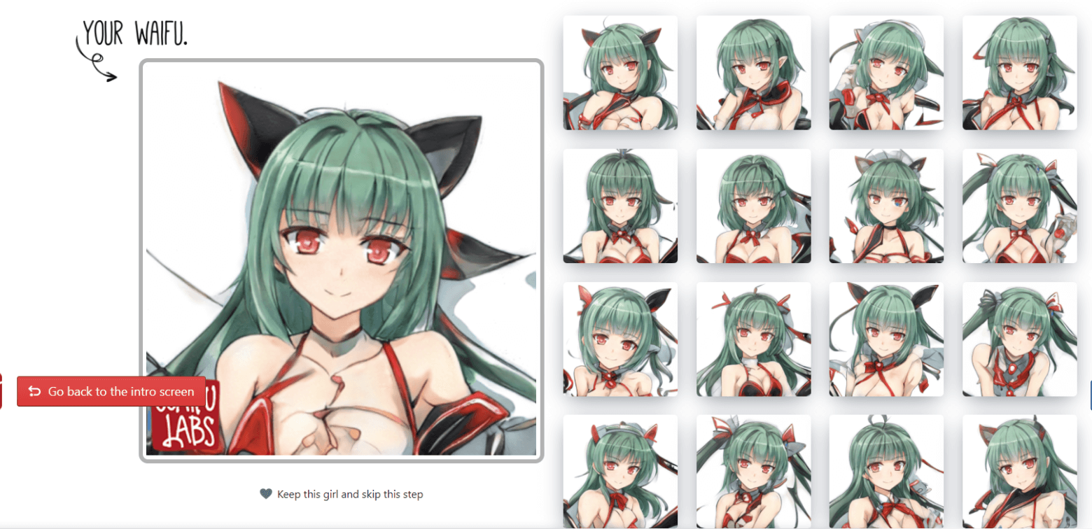 Waifu image generator