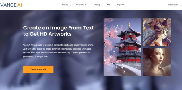 VanceAI Art Generator