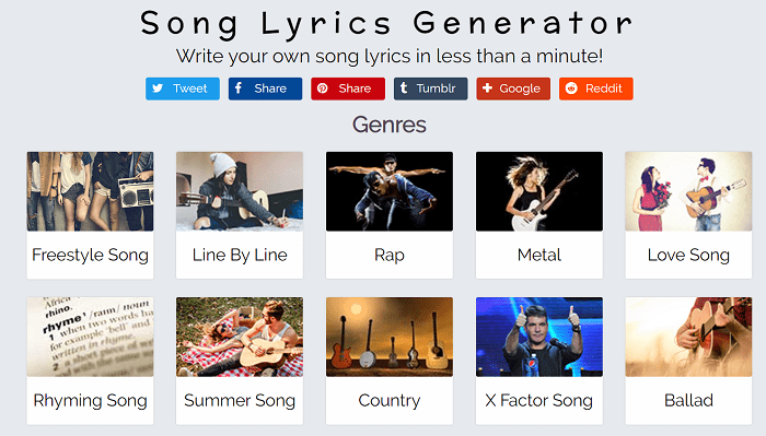 lyric generator