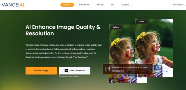 VanceAI Image Enhancer