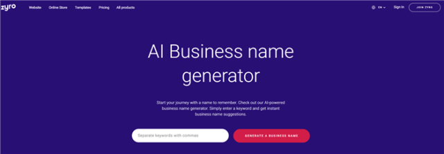 Top 10 AI Business Name Generator Review 2024