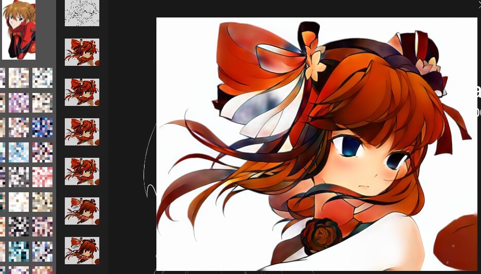 Style2paints 他の画像の色合いを導入2