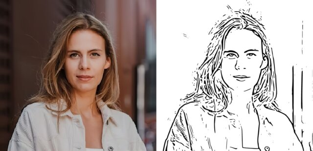 VansPortrait | Turn Photo into Line Drawing with AI to Get Pencil Sketches