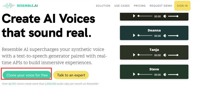 Resemble Website