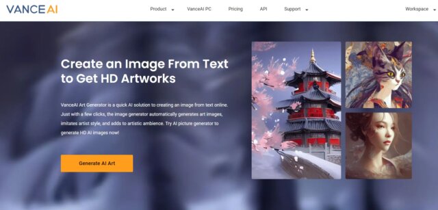 VanceAI art generator