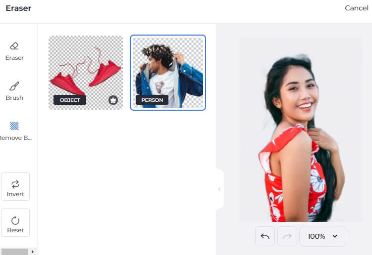 PicsArt背景切り抜き