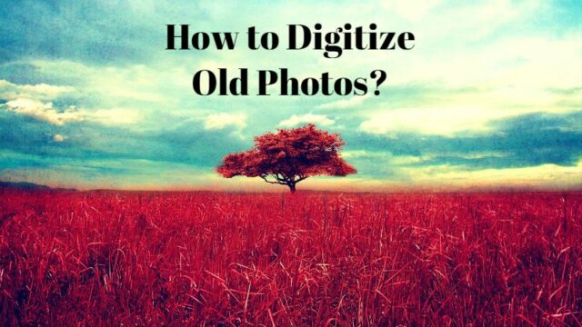 how to digitize photos