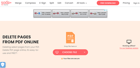 delete pages from pdf_sodapdf