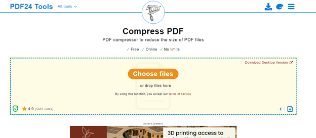 pdf compressor_pdf24 tools