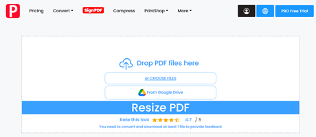 resize pdf page_pdf editor free