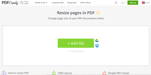 resize pdf page_pdfcandy