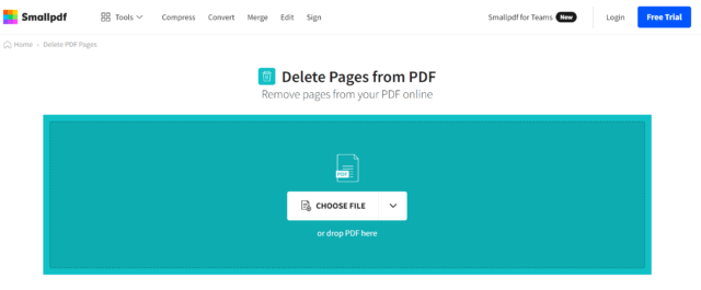 delete pages from pdf_smallpdf