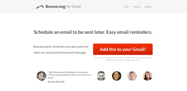 Boomeranggmail