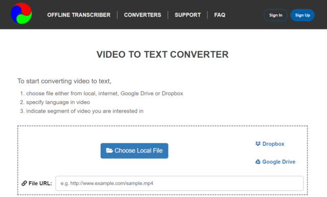 video to text_360converter