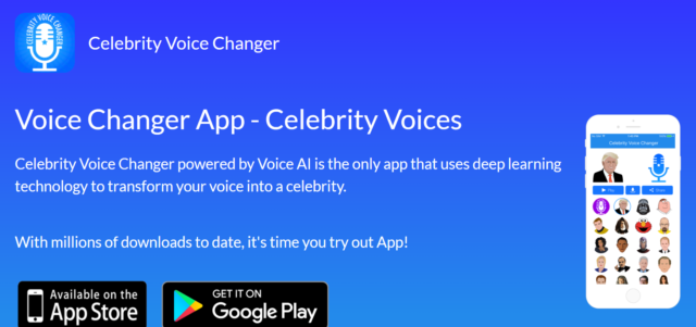 celebrity voice changer