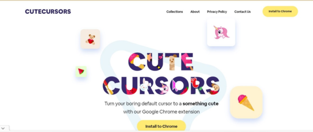 custom cursor_. cutecursors
