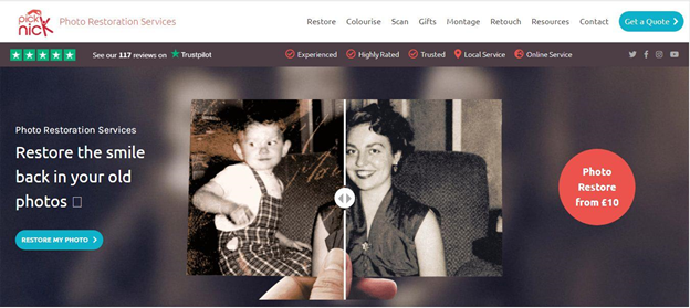 repair old family portrait online-photo restoration services