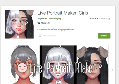 live portrait maker