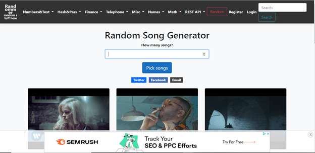 random song generator_Randommer