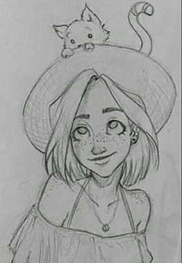 Pencil Sketch Of Cute Girl  DesiPainterscom