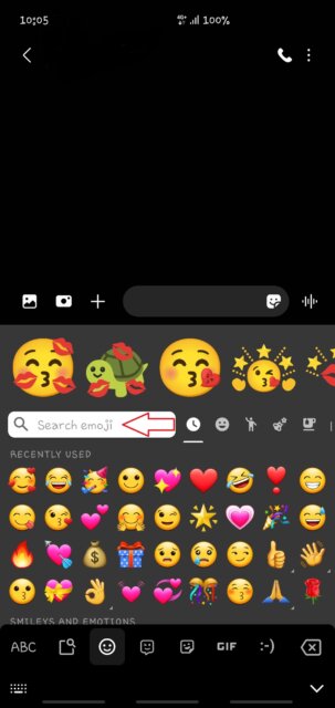 finding emojis on smartphone_step 3