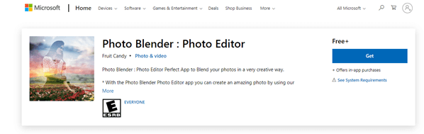 PHOTO BLENDER BY MICROSOFT