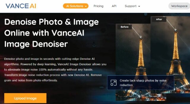 VanceAI Image Denoiser_step 1