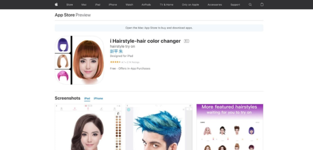 i Hairstyle-hair color changer