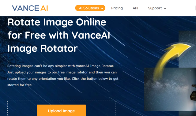 vanceai image rotator