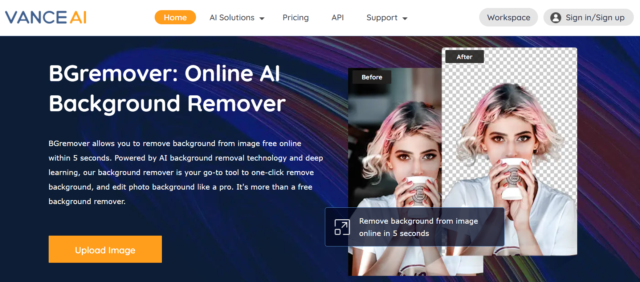 AI Background Remover by VanceAI