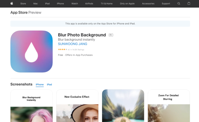Blur Background App