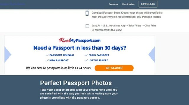 Passport photo creator.