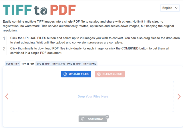convert tiff to pdf