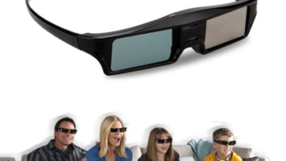3D Glasses 4 Pack, KX-60 Rechargeable 3D Active Shutter Glasses