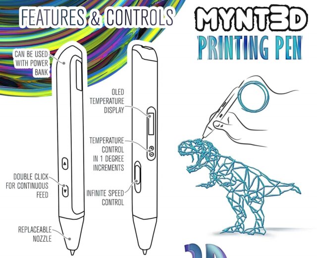 MYNT3D Professional Printing 3D Pen