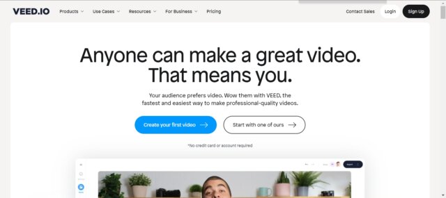 Veed.io video generator