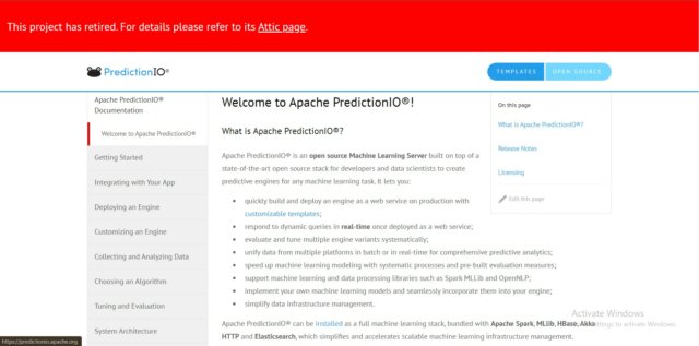 Apache Prediction IO