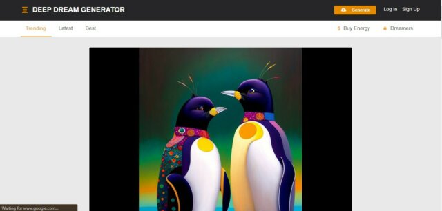 Deep Dream Art Generator nft wallpaper