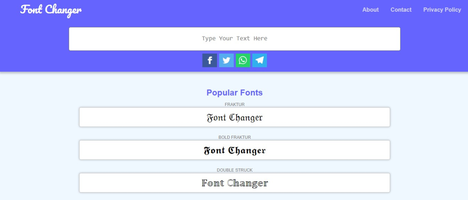 Top 10 Font Changers Online Just Copy and Paste