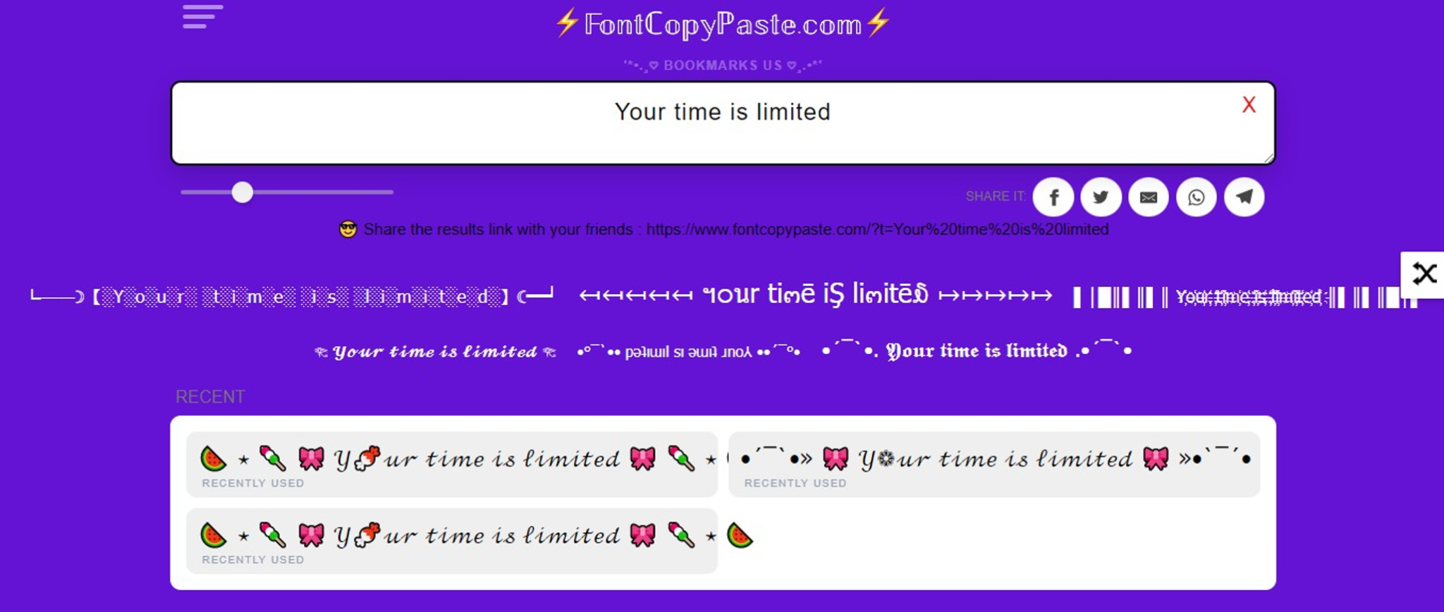 Top 10 Font Changers Online Just Copy and Paste