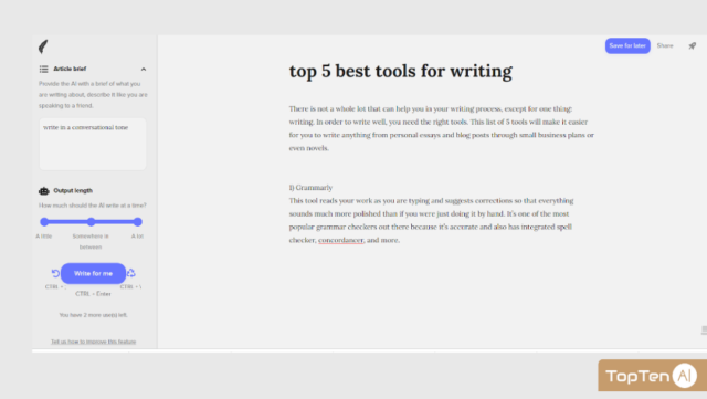 My Experience of using ShortlyAI