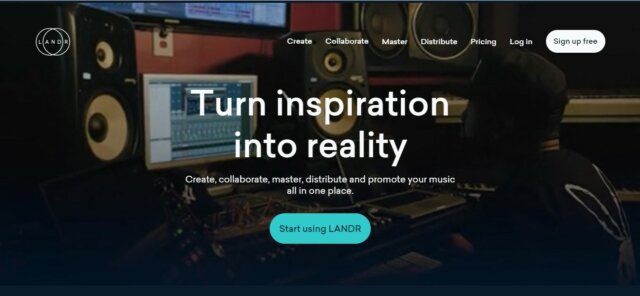 LANDR: AI Music Enhancer