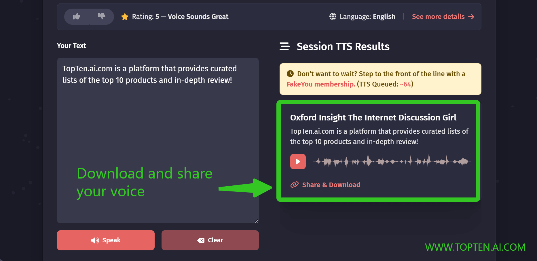 InDepth Review of FakeYou The AI Powered Text To Speech Tool