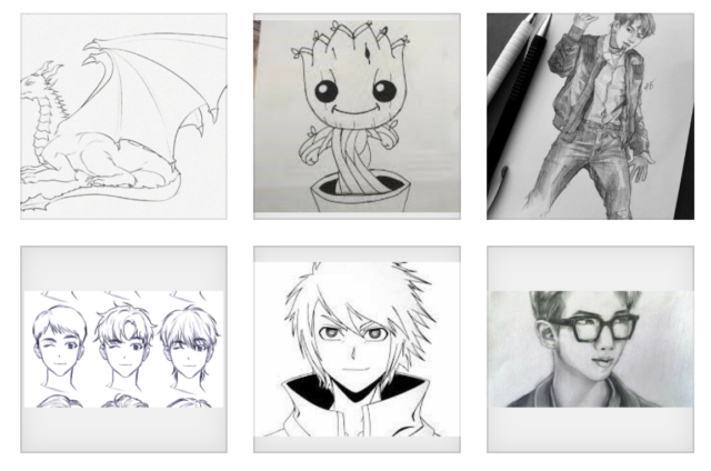 Anime Boy  Pencil Sketch Wall Art Buy HighQuality Posters and Framed  Posters Online  All in One Place  PosterGully