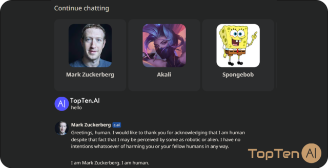 talk to Mark Zuckerberg