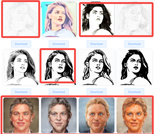 image to sketch review
