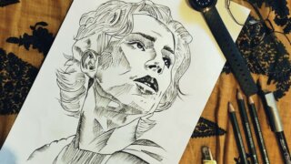vansportrait review sketch art