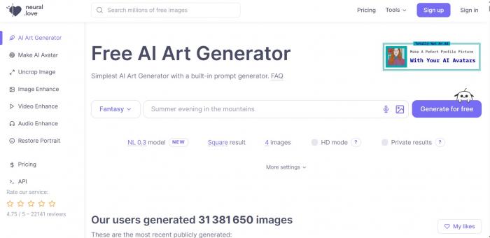 Neural Love AI Review: Outpaint Images With AI