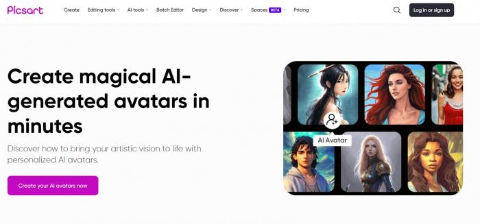 Piscart--Creates AI Generated Avatar